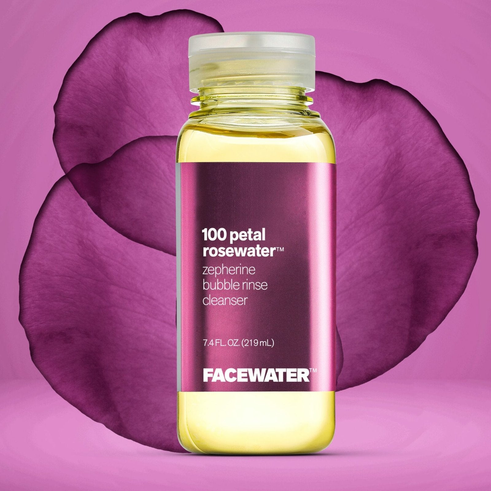 100 Petal Rosewater Zepherine Bubble Rinse Cleanser