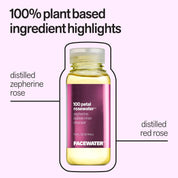 100 Petal Rosewater Zepherine Bubble Rinse Cleanser